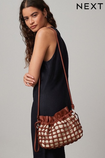 Tan Brown Knot Detail Clutch Bag (545210) | £32