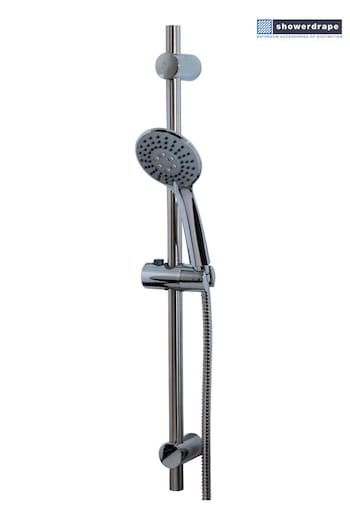 Showerdrape Chrome 3 spray Pattern Shower Riser Rail Kit Spectra (545226) | £30