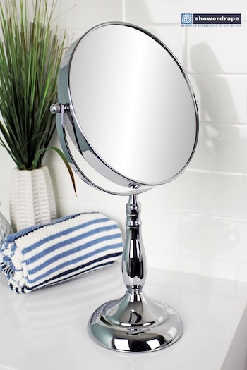 Showerdrape Chrome Vanity Mirror Round 7x Magnification Reversable Vidos (545356) | £40