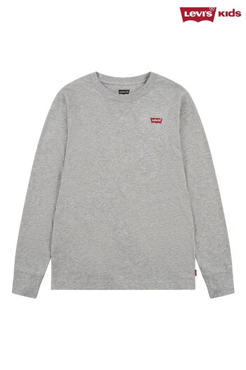 Levi's® Grey Chest Logo Long Sleeve T-Shirt (545532) | £20 - £22