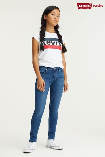 Levi's® Blue Winds Kids 711™ Skinny Fit Jeans abstract (545692) | £40 - £45