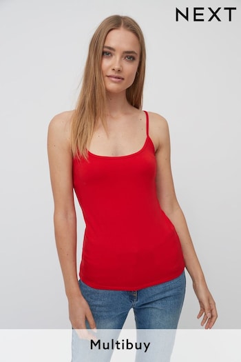 Red Thin Strap Vest (545750) | £6.50
