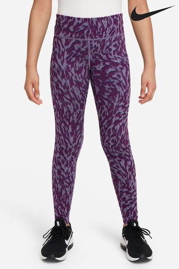 Nike Purple Dri-FIT One balabala Leggings (545935) | £33