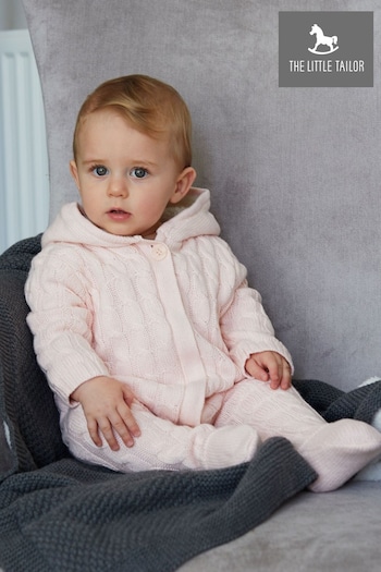 The Little Tailor Baby Soft Knitted Pramsuit (546013) | £58