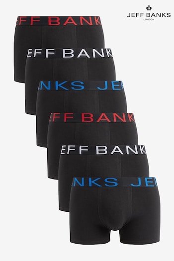 Jeff Banks Black Classic Trunks Multi Pack (546105) | £29