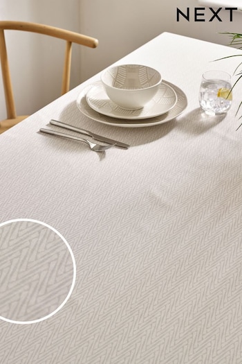 Natural Geo Wipe Clean Table Cloth (546342) | £24 - £34