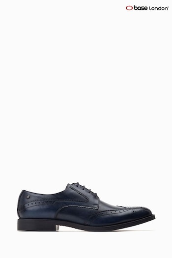 Base London Blue Cochran Lace Up Brogue Shoes road (546574) | £75