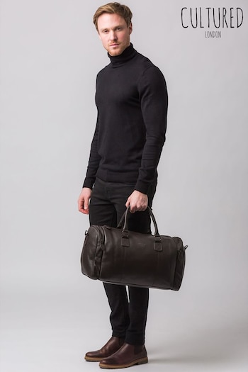 Cultured London Ocean Leather Holdall (546577) | £90