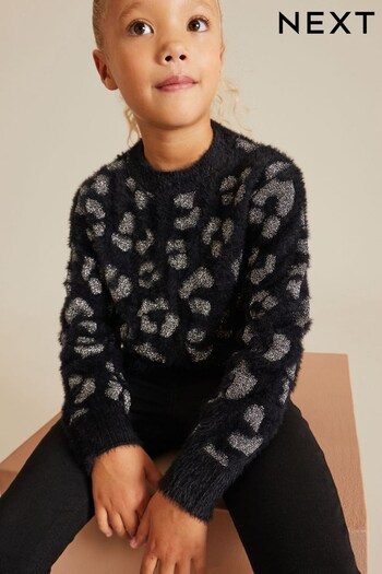 Black Knitted Jumper (3-16yrs) (546645) | £22 - £27