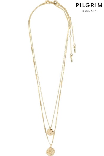 PILGRIM Gold Haven Necklace (546997) | £28