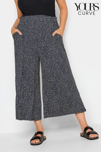 Yours Curve Blue Midaxi Culottes (547015) | £22