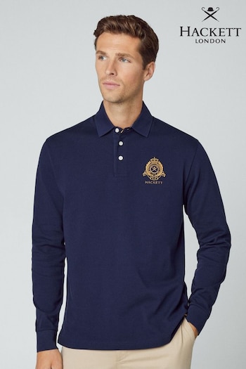 Hackett Men Blue London Rugby Shirt (547057) | £155