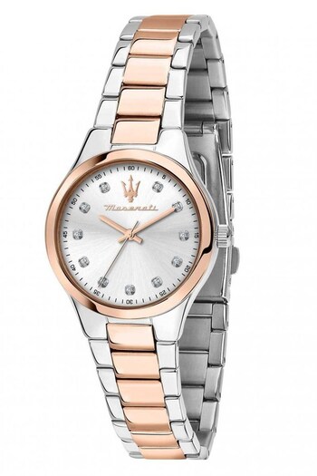 Maserati Ladies Silver Tone Attrazione Watch (547565) | £169