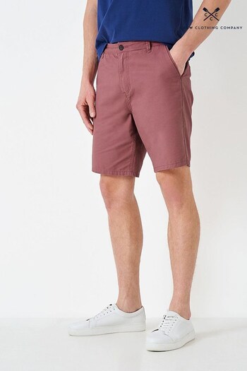 Crew Clothing Company Pink Cotton Classic Casual Shorts (548300) | £55