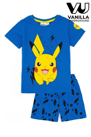 Vanilla Underground Blue Pokemon Vanilla Underground Boys Blue Licensing Short Pyjamas (549293) | £16