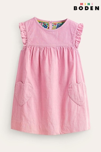 Boden Pink Woven Heart Pocket Dresses (549296) | £25 - £29