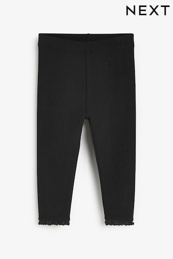 Black Lace Trim Leggings (3mths-7yrs) (549756) | £3 - £5