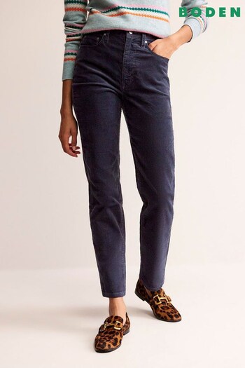 Boden Blue Slim Corduroy Straight Jeans (550071) | £80
