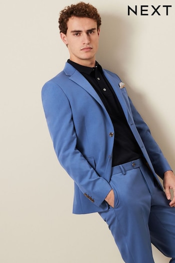 Cobalt Blue Slim Motionflex Stretch Suit: Jacket (550256) | £79