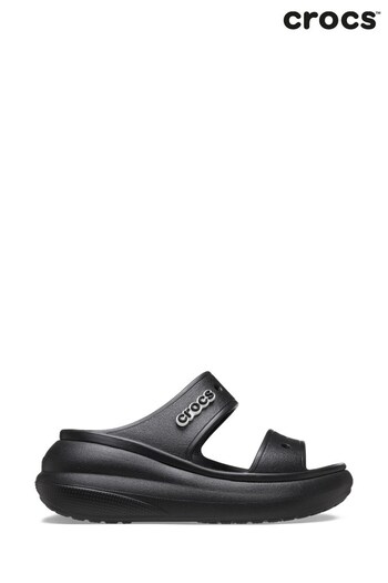 Crocs Crush Black Sandals (551742) | £45