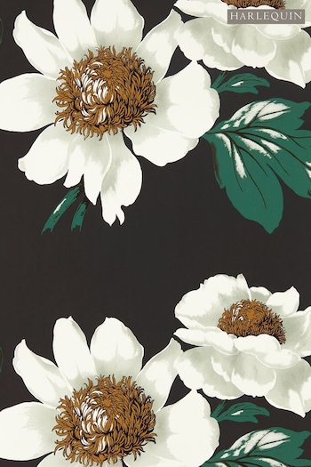 Harlequin White Paeonia Wallpaper (551913) | £119