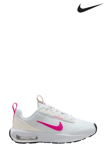 Nike White/Pink Air Max INTRLK Lite Trainers (551995) | £88