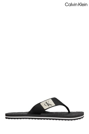 Calvin Klein Webbing Black Flip Flop (552290) | £40
