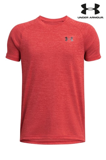 Under Armour Red Youth Tech 20 Short Sleeve T-Shirt (552666) | £17