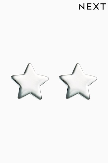 Sterling Silver Star Stud Earrings (552748) | £7