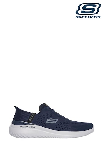 Skechers Delson Blue Mens Bounder 2.0 Emerged Trainers (552893) | £89