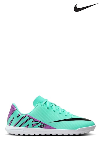 Nike Green Jr. Mercurial Vapor 15 Club Turf Football Top Boots (552985) | £45