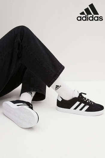 adidas Black Sportswear Vl Court 3.0 Kids Trainers (553059) | £35