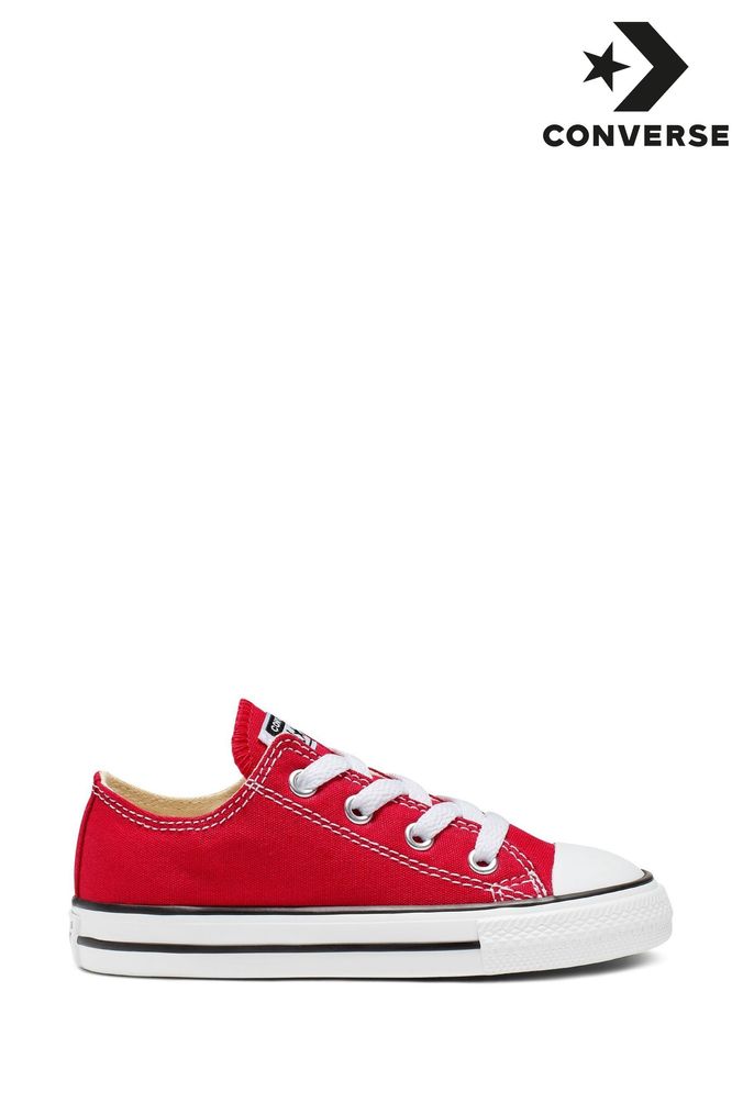 Red converse youth clearance size 3