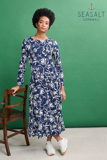 Seasalt Cornwall Blue Cladonia Dress (553433) | £70
