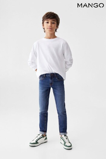 Mango Blue Slim-Fit Jeans (553462) | £18