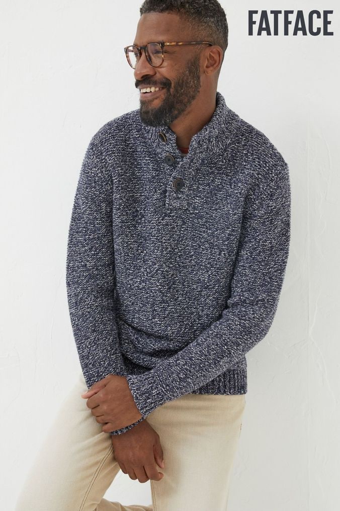 Mens button jumper online