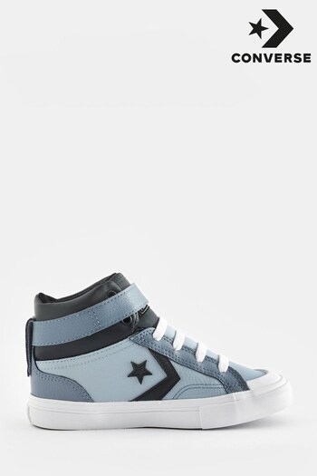 Converse ferragni Grey Junior Pro Blaze Strap Vintage Trainers (553833) | £45