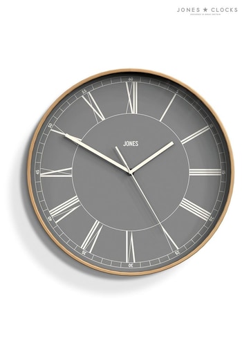 Jones Clocks Natural A Contemporary Plywood Case Wall Clock (553858) | £60