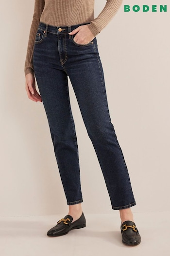 Boden Nevy Blue Mid Rise Slim Jeans (553980) | £80