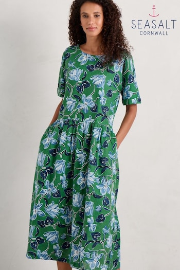 Seasalt Cornwall Green Petite Brouse Dress (554066) | £80