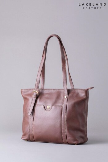 Lakeland Leather Rickerlea Leather Brown Tote Bag (554749) | £99