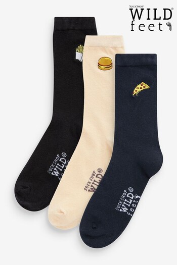 Wild Feet Multi Embroidered Socks (554795) | £14