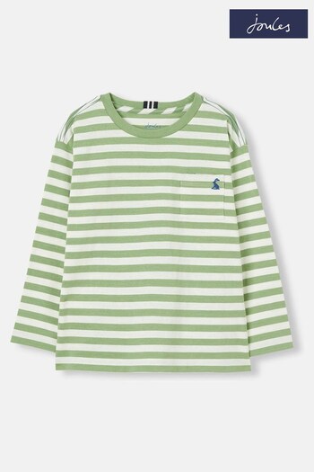 Joules Green Laundered Long Sleeve Jersey T-Shirt (555309) | £14.95 - £18.95