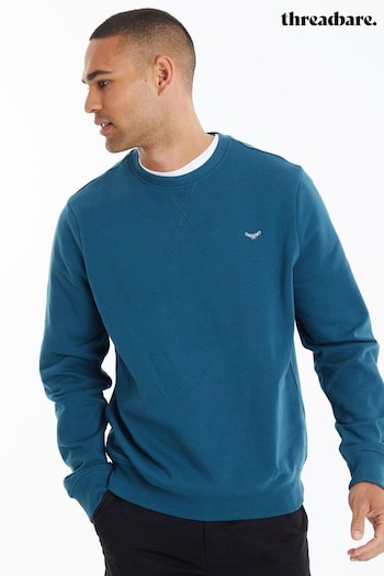 Threadbare Blue Crew Neck Sweatshirt (556225) | £20