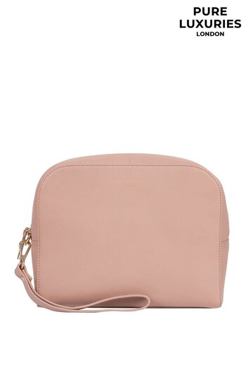 Pure Luxuries London Brompton Leather Cosmetic Bag (556825) | £49