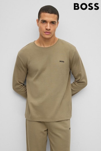 BOSS Green Nightwear Waffle Textured Pyjamas Top (557110) | £45