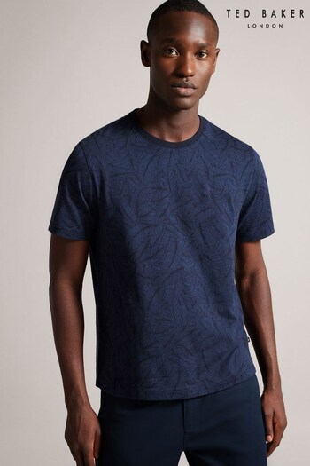 Ted Baker Blue Sedling All-Over Printed T-Shirt (557497) | £45