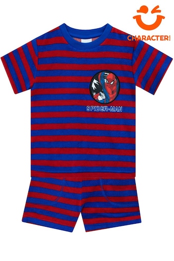 Character Red/Blue Spider-Man Towelling Co-Ord Set (557685) | £19