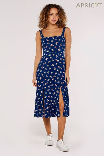 Apricot Blue Multi Floral Split Sun Dress (557716) | £35