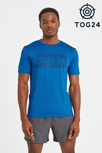 Tog 24 Mens Sapphire Blue Drebley Tech T-Shirt (557935) | £29